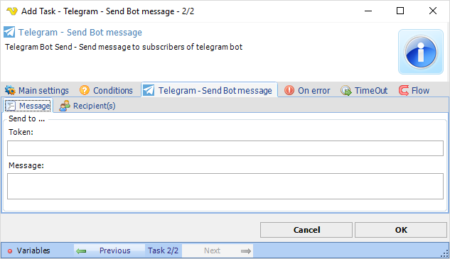 TaskMessagingTelegramSendBotmessage